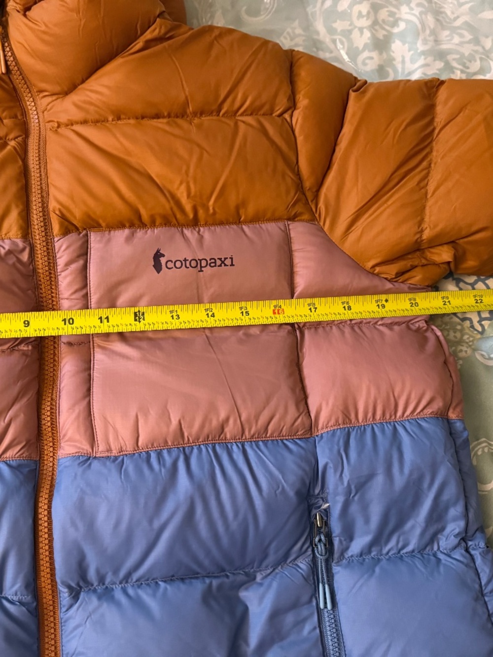 Cotopaxi Fuego Max Down Jacket Sienna/Fjord Women's Medium New With Tags - Picture 8 of 9